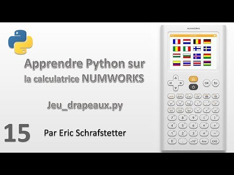 15 - Jeu pour apprendre les drapeaux (Python sur NUMWORKS)