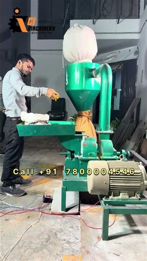 Haldi Grinding | Blower Pulveriser - This Machine Turns Solid Into Powder! #ytshort