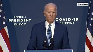 1.4M views · 59 shares | President-elect Biden: “As we work toward a safe and effective vaccine, we know that the single most effective thing we can do to stop the spread of COVID, wear a mask … for the foreseeable future a mask remains the most potent weapon against the virus.” abcn.ws/3eIHyYK | ABC News Live | Facebook