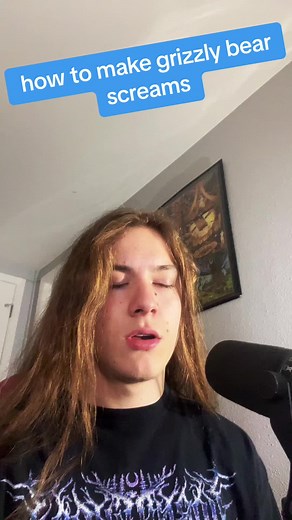 How to make grizzly bear noises Like and follow for more tutorials #fyp #explorepage #metaltok #metal #vocals #fypシ #explore #vocaltutorial #vocaltechnique #like #follow #deathcorevocalist #deathcore #deathcorevocals