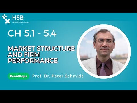 Ch05-1 Market structure and firm performance 5.1-5.4 Revenue, Profit Maximizing and Market Structure