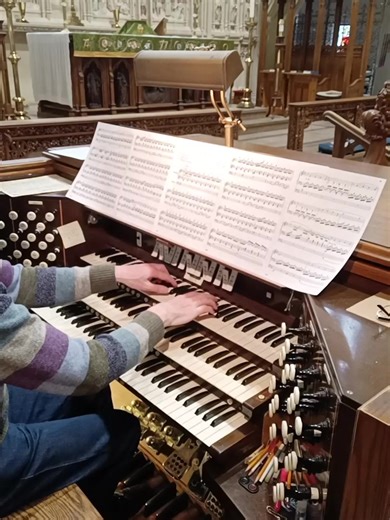 Practicing the Postlude for Sunday - my first time performing this amazing piece: Toccata from the Gothic Suite by Léon Boëllmann! | Christ's Church Cathedral, Hamilton