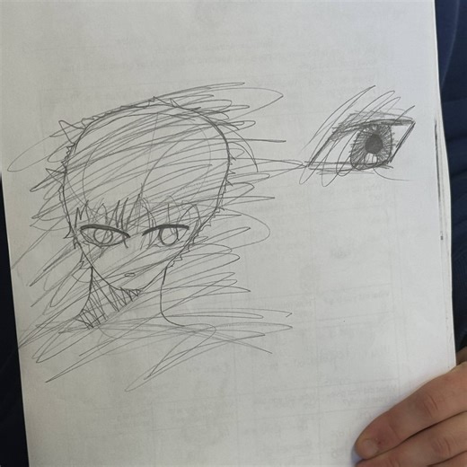 A beautiful picture my friend drew in class