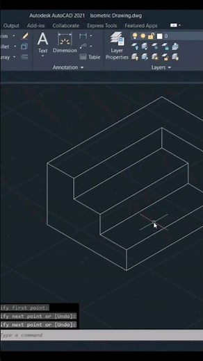 Third Angle Projection Orthographic View Autocad Drawing/Autocad Tutorial/2d Drawing/Autocad Design