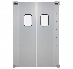 [Hot Item] Kitchen Convenience Store Double Acting Swing Entrance Door Two Way Traffic Doors Prices with Bumper for Food Warehouse