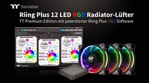Wenn ihr eurem System ein bisschen Farbe einhauchen wollt, dann seid ihr bei den Riing Plus 12 RGB an der richtigen Adresse! Lass dein System in 16,8 Millionen Farben erstrahlen: http://bit.ly/RiingPlus12RGB | Thermaltake Germany