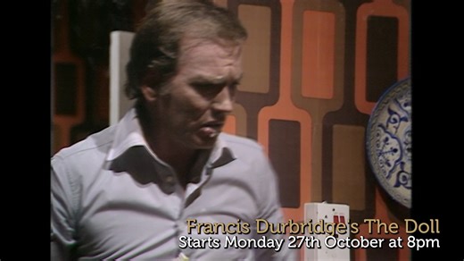 Channel Premiere: Francis Durbridge's THE DOLL (1975) beginning Monday 27th October at 9pm. starring John Fraser, Anoushka Hempel, Geoffrey Whitehead, Cyril Luckham and Derek Fowlds. Successful Peter Matty's world is turned upside down when he meets the beautiful Phyllis Du Salle on a flight to London... *Subtitles Available* on #TalkingPicturesTV | Talking Pictures TV Sky 328 Freeview 82 Freesat 306 Virgin 445 Freely 36