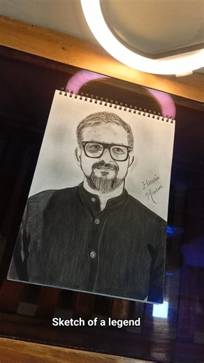 Hussain mansuri sir❤️pls subscribe my channel🙏#shorts #hussainmansuri#art#sketch#youtubeshorts#viral