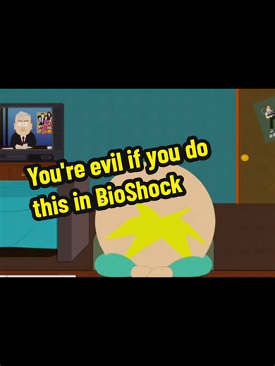 You're evil if you do this in BioShock #bioshock #pov #memes #gaming #southpark