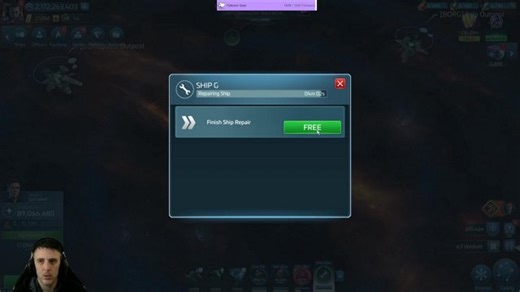 Star Trek Fleet Command - Just playing some STFC while enjoying the snowfall outside