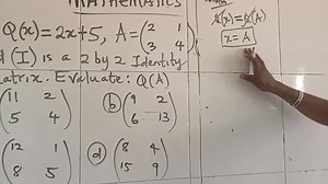 2.5K views · 82 reactions | (SUPER DOUBLE TRICKS): FUNCTIONS AND MATRICES#functions#matrices#algebra#science#trending#reels#competitiveexams#aptitudetest#viral#ssc#ssccgl#groupd#railwayexam#railway#govtexams#fyp#paau | Innocent Onuwa Onwuanimba | Facebook