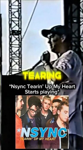 Eminem sings his own version of Nsync “Tearin’ Up My Heart” live on stage!! 🤣🤣😂😂🎤🎤💯💯🔥🔥👑👑