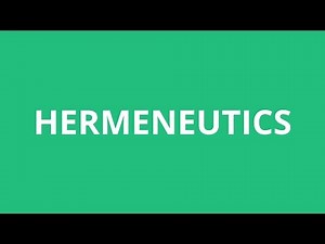 How To Pronounce Hermeneutics - Pronunciation Academy