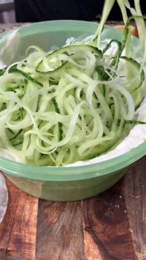 🥒 Cucumber Noodles - super easy to make and so delicious to eat! #easyrecipe #lunchideas #cucumber #cucumbersalad #yummyfood | Cook It Erica