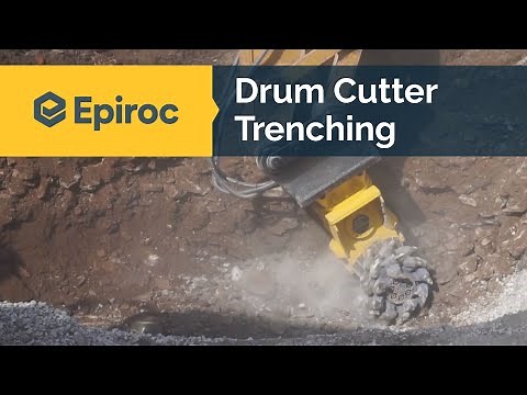 Drum Cutter ER 650 trenching