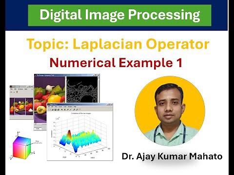Module 1.4: Laplacian Operator L8: Solved Numerical Example | DIP #like #subsribe