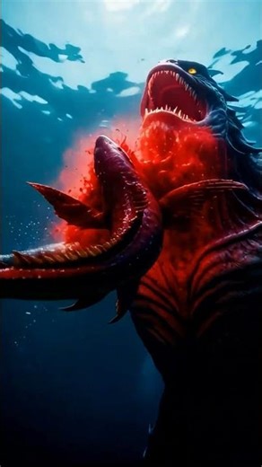 🔥 “Deep Sea Demon ATTACK! 😱 Giant Monster vs Fish | Realistic Underwater Horror”or
