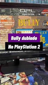 Bully dublado no PlayStation 2 #ps2