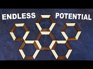 Making Beautiful Hexagon Wall Art From Scratch!