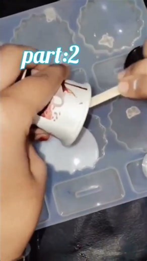 part 2 of photo key chain ❤️ resin art 🎨 like comment and share 😺