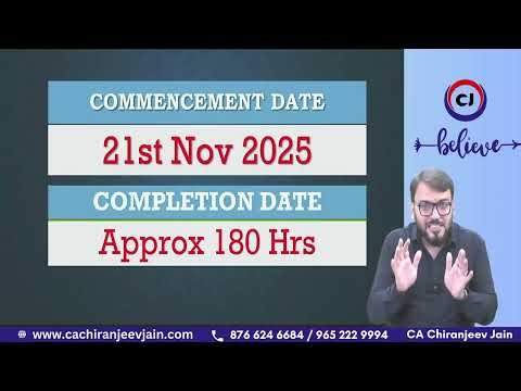 CA Inter Advanced Accounting Regular Batch Announced | Full Syllabus | New Batch for May 26 & Sep 26