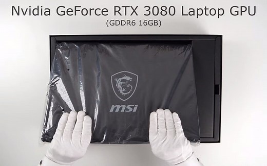 【笔记本开箱】移动端最强RTX 3080游戏本-微星MSI GE76 Raider Dragon限定版开箱试玩