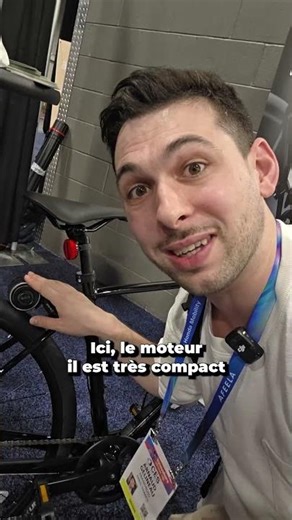 Avoir un vélo électrique grâce à une gourde #veloectrique #gourde #tech #ces #ces2026 #shorts