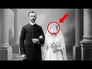 In This 1910 Wedding Portrait, the Bride's Veil Hides More Than Her Face