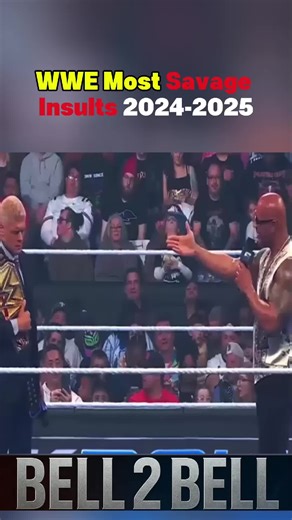 WWE Most Savage Insults 2024-2025 pt 2 . . . . . #johncena #dwaynejohnson #wwehighlights #wweroast #wwewomen