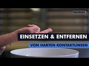 Harte Kontaktlinsen einsetzen & herausnehmen – Schritt für Schritt Anleitung | UNITED OPTICS