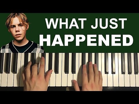 The Kid LAROI - WHAT JUST HAPPENED (Piano Tutorial Lesson)