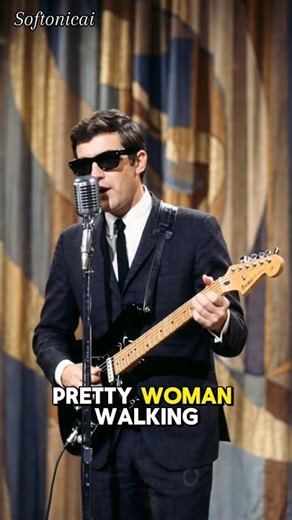 Roy Orbison’s Timeless Hit ❤️🎸 | Oh, Pretty Woman - #viralshorts #oldsong #lyrics