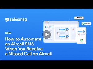 How to Send an SMS When You Get a Missed Call on Aircall