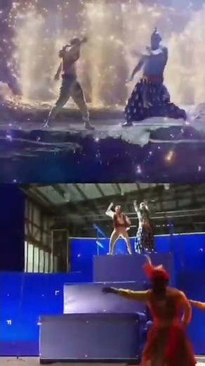 Reality of shooting Aladdin dance scenes | Aladdin Behind the SCENES #willsmith#shorts