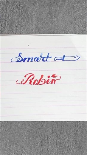 Smart Robin Typo Art | Stylish Name Calligraphy Design | MamunTypoArt #shorts