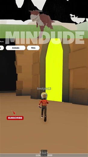 Carnotaurus in Animal Simulator #mindude #roblox #jurassicworld