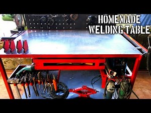 HOMEMADE WELDING TABLE(tools available)