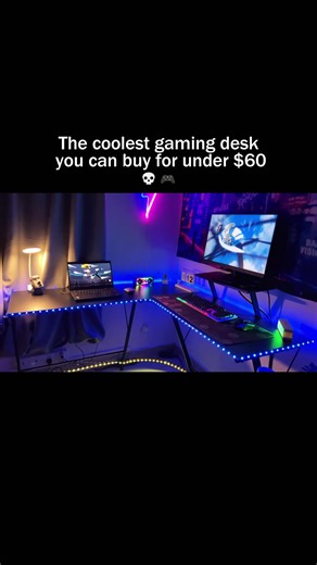 I cheer for this new RGB desk ✨ #gamingdesk#fypシ゚viral #bedroom #gamingontiktok❤ #furnitureflip #fyp #gaminggear #gamer #desk #desksetup #ldesk#rgb#rgblights#rgbsetup#tiktokshopmemorialday #tiktokshoplabordaysale #fallfreshness