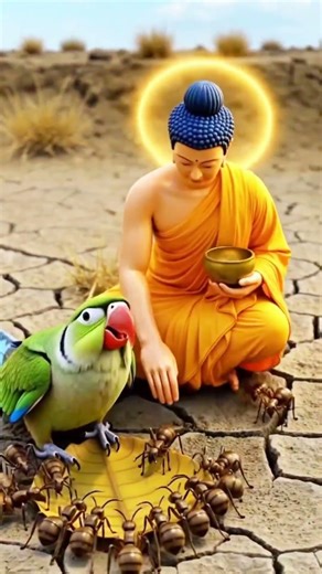The Buddha saved the ants.. and theend was a surprise! #phepmaU#phatphap #buddha#shorts #motivation
