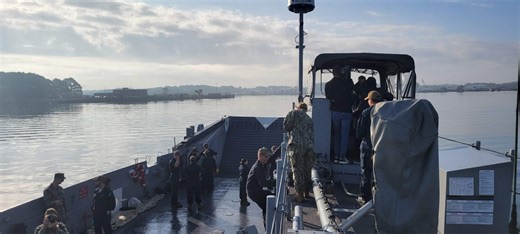 Onboard the landing craft and patrol boats of JEB Little Creek-Fort Story