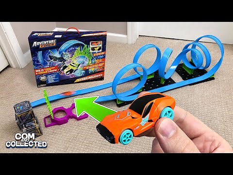 $15 Adventure Force Cyber Raceway (Maisto/Bburago) In-depth Review for Hot Wheels Track Building