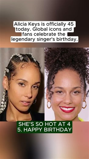 Alicia Keys Slays 45th Birthday, 'Girl On Fire' Icon Stuns in New Birthday pic
