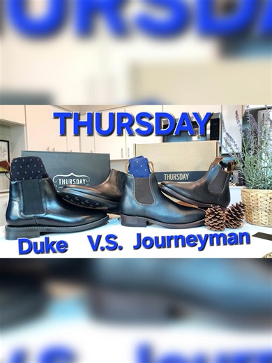 Duke V.S. Journeyman Thursday Chelsea Comparison! Useful Boot Cleaning materials on my Amazon affiliate Storefront: https://www.amazon.com/shop/striker50/list/31X63WSCRFVUO?ref_=aip_sf_list_spv_ofs_mixed_d #footwear #leather #formal #dressy