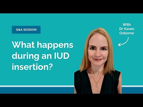 What happens during an IUD Insertion? | With Dr Karen Osborne