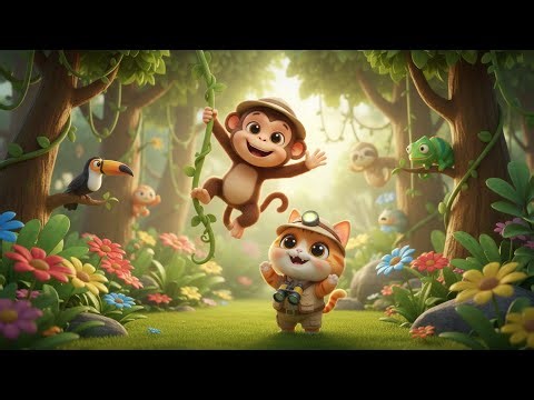 Animal Peekaboo Song | Fun Kids Song for Toddlers to Discover Animals 🐾