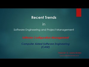 Computer Aided Software Engineering CASE in SCM Software Engineering