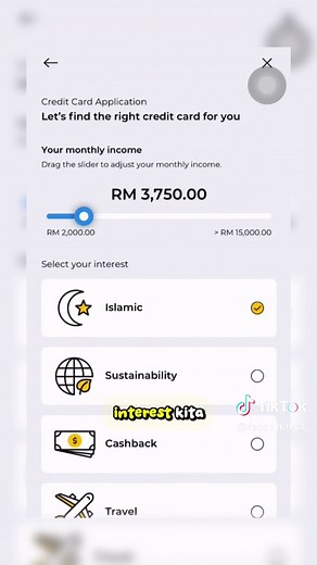 CARA APPLY CREDIT CARD MELALUI MAE APP