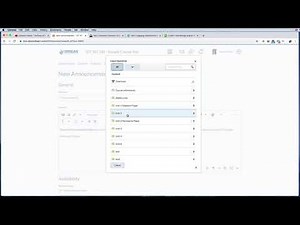 D2L - Creating Announcements