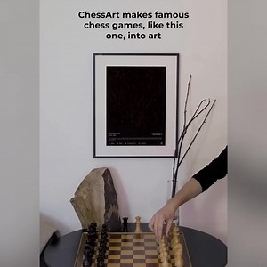 We turn famous chess games into Art | ChessArt