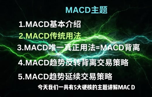 《MACD》指标：这是你唯一必看的MACD终极完整教学课程（15分钟精通）看完这个教学，你无需再观看其他MACD教学视频！